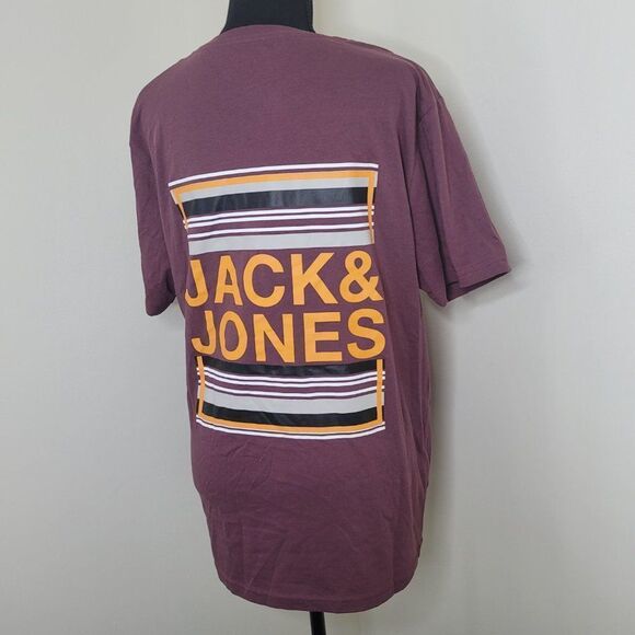 Jack & Jones Men's Brad Long Graphic T-Shirt - Picture 3 of 4